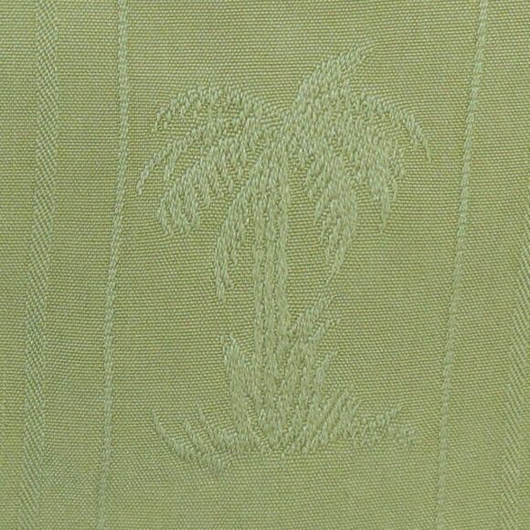 TOMMY BAHAMA Silk Shirt, L, Green, Long sleeves, Pocket, Jacquard stripes, Solid - Picture 10 of 13